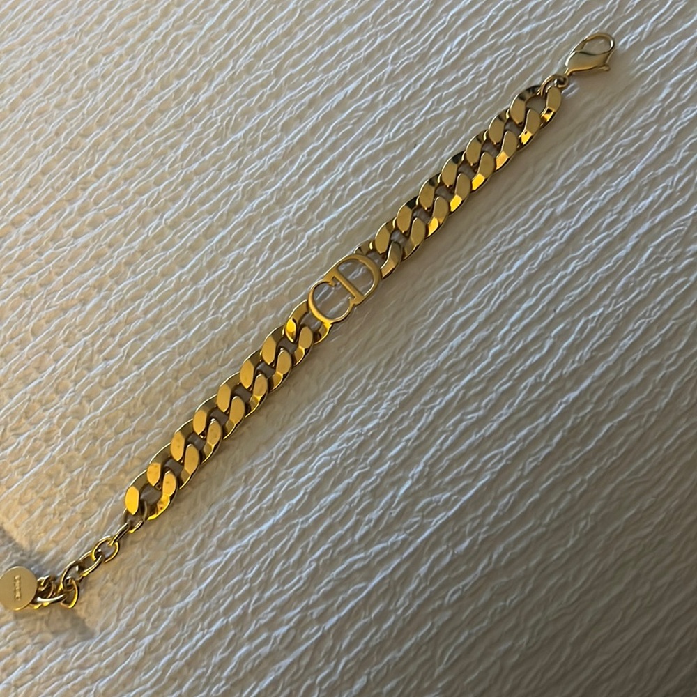 Authentic gold Christian Dior bracelet never worn